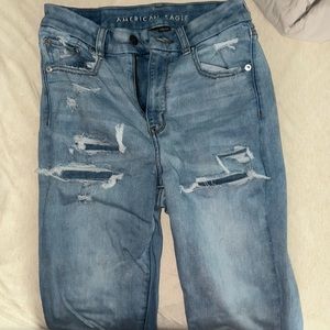 American Eagle Super High rise Curvy Jegging